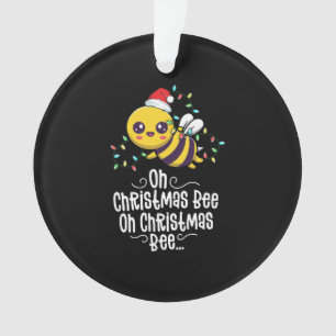 Oh Christmas Bee Xmas Family Holidays Kawaii Mom Ornament