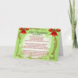 Oh! Christmas Holiday Card