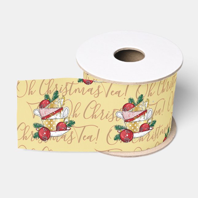 Oh Christmas Tea! Grosgrain Ribbon (Spool)