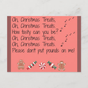 Oh, Christmas Treats Postcard