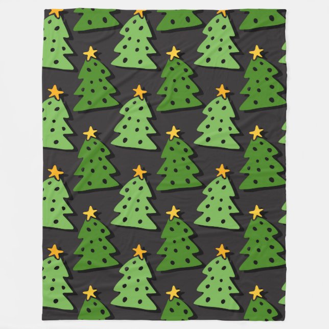 Oh Christmas Tree 60x80 Fleece Blanket (Front)