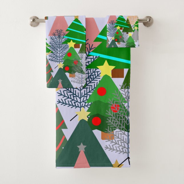 Oh Christmas Tree! Bath Towel Set (Insitu)