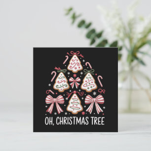 Oh Christmas Tree Cake Debbie Becky Jen Cake Lover Holiday Card