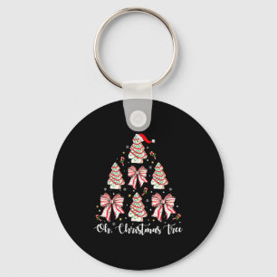Oh Christmas Tree Cakes Debbie Becky Jen Cake Love Keychain