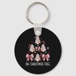 Oh Christmas Tree Cakes Debbie Becky Jen Cake Love Keychain