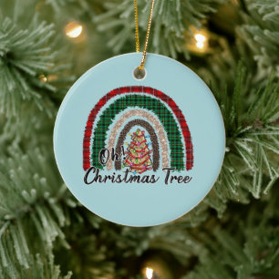 Oh Christmas Tree Ceramic Ornament