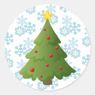 Oh Christmas tree Classic Round Sticker