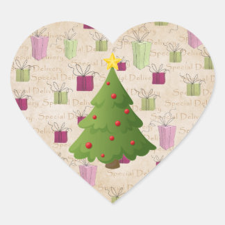 Oh Christmas tree Heart Sticker