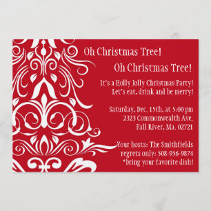 Oh Christmas Tree! Holiday Party Invitation