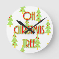 oh christmas tree mid century modern green red