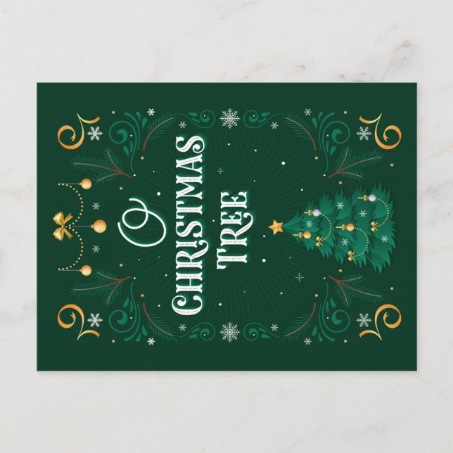 Oh Christmas Tree Postcard (Front)