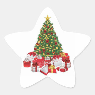 Oh Christmas tree Star Sticker