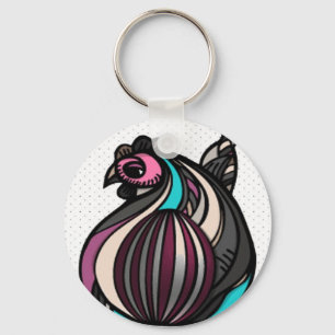 Oh, Cluck! Keychain