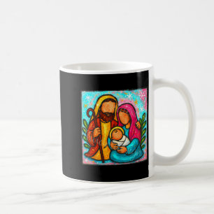 Oh Come Let Us Adore Him Jesus Nativity Scene Chri Coffee Mug