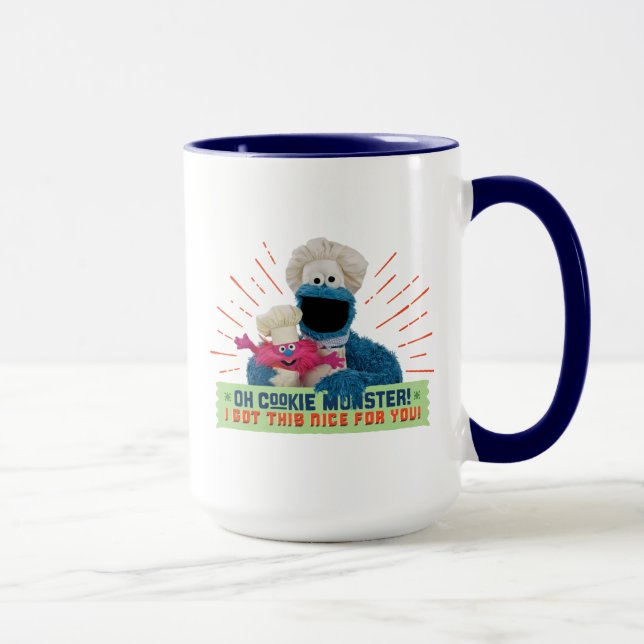 Oh Cookie Monster! I Got This Nice For You Mug (Right)
