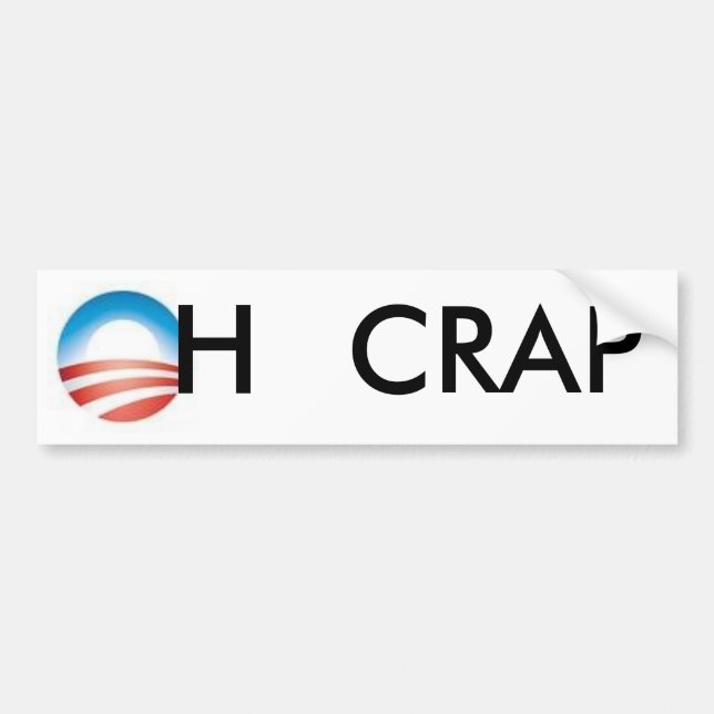 OH CRAP BUMPER STICKER (Front)