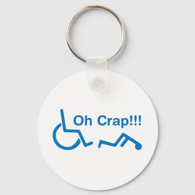 oh crap keychain (Front)