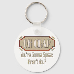 Oh Crap Keychain