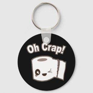 Oh Crap (Toilet Paper) Keychain