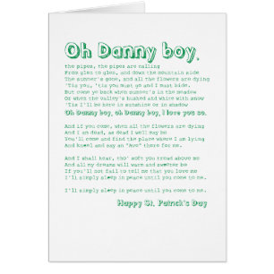 Oh Danny boy!