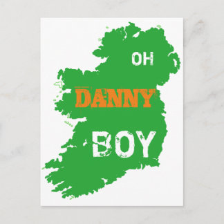 Oh Danny Boy St Paddys Day cool Eire Carte