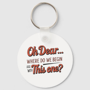 Oh Dear Keyring