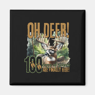 Oh Deer 100 Days Of School Are Here Deer Hunting 1 Magnet