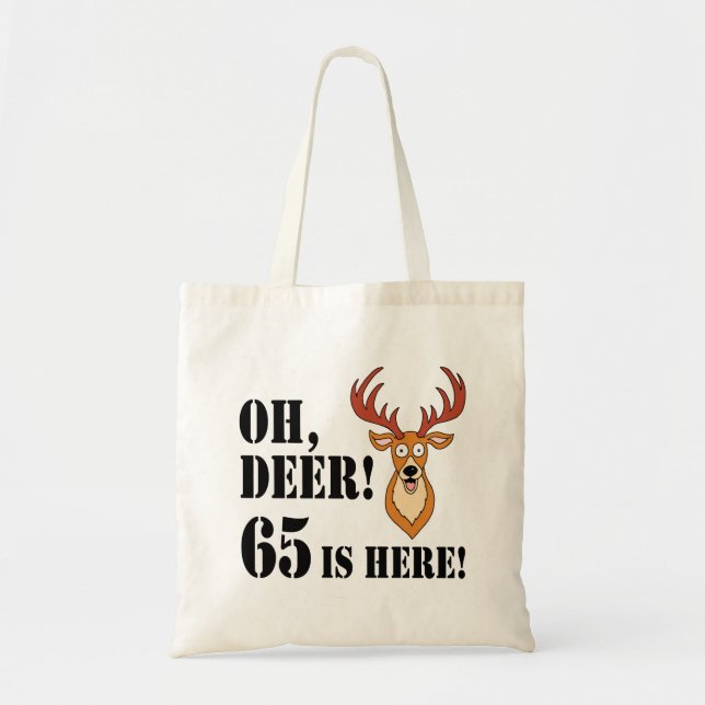 Oh Deer 65e Sac fourre-tout d'anniversaire (Devant)