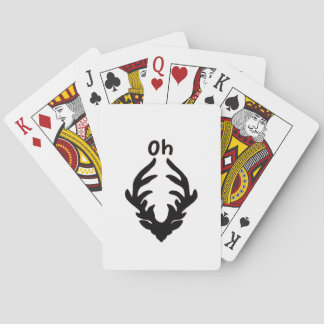 Oh Deer Artistic Clean Style  Playing Cards