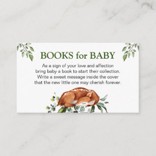 Oh Deer! Baby Shower Book Request Card