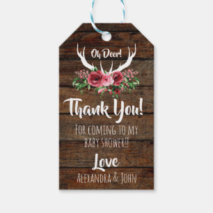 Oh Deer Baby Shower Gift Tags