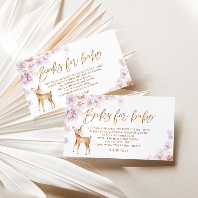 Oh deer books for baby ticket enclosure card (Creator Uploaded)