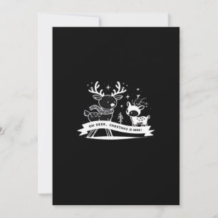 Oh Deer Christmas Celebration Holiday Style Card