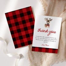Oh Deer Christmas Deer Anniversaire Carte de remer