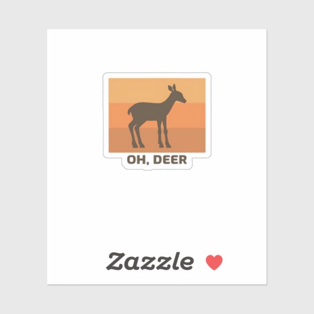 Oh Deer Classic Simple Design  (Sheet)