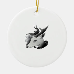 Oh Deer Classic Style Ceramic Ornament