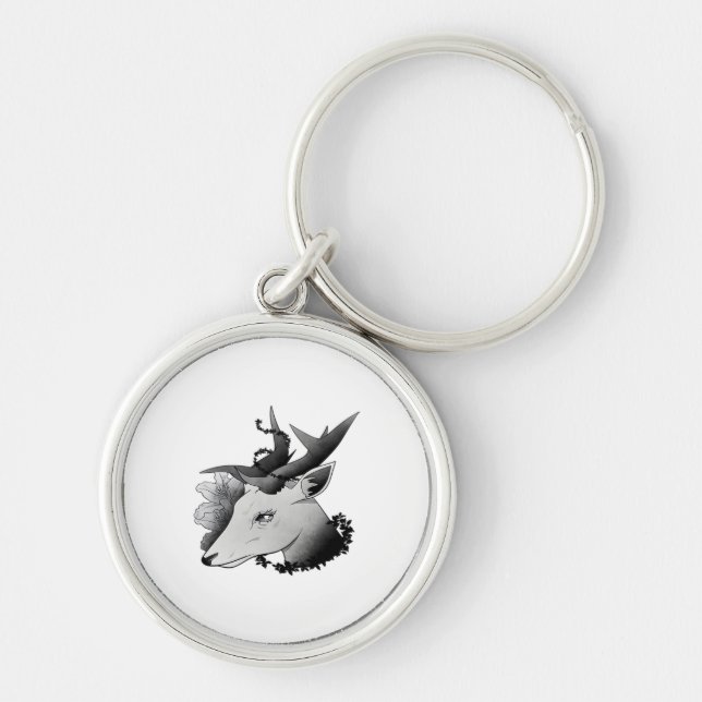 Oh Deer Classic Style  Keychain (Front)