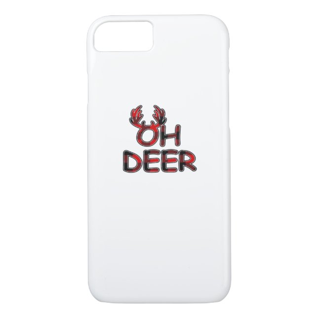 Oh Deer Clean Layout  Case-Mate iPhone Case (Back)