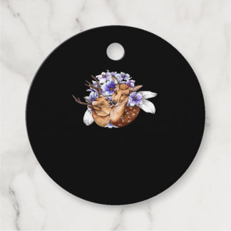 Oh Deer Clean Minimal Style Favour Tags