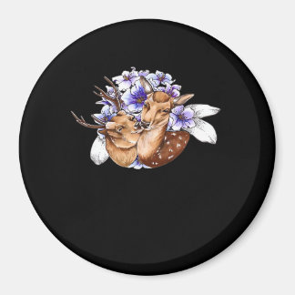 Oh Deer Clean Minimal Style  Magnet