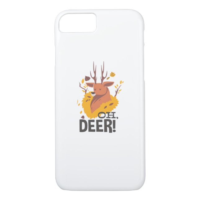 Oh Deer Contemporary Minimal Look  Case-Mate iPhone Case (Back)