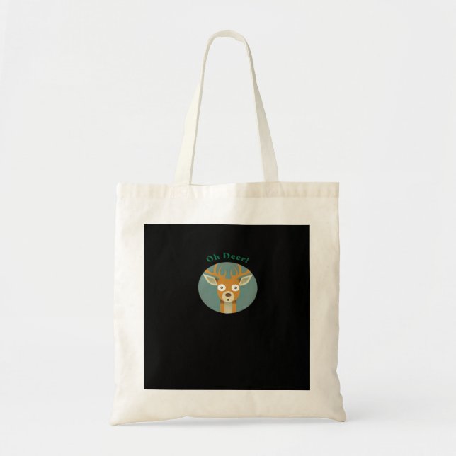 Oh Deer Creative Style Tote Bag (Front)
