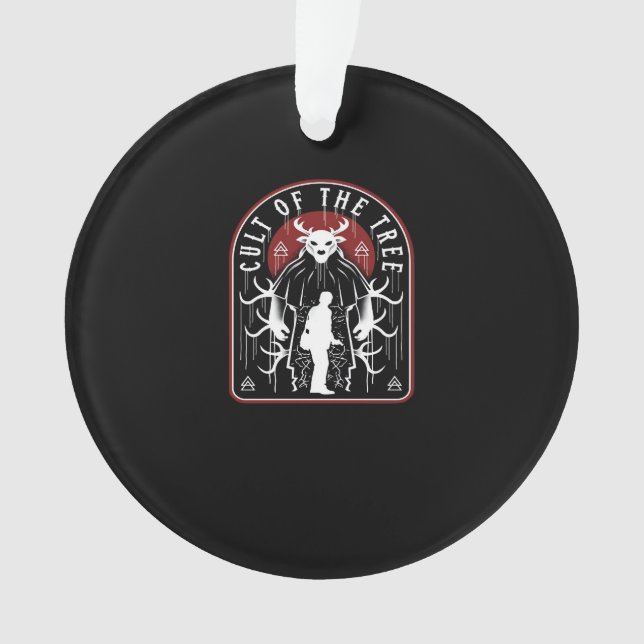 Oh Deer Cult Of The Tree Artistic Style Ornament (Front)