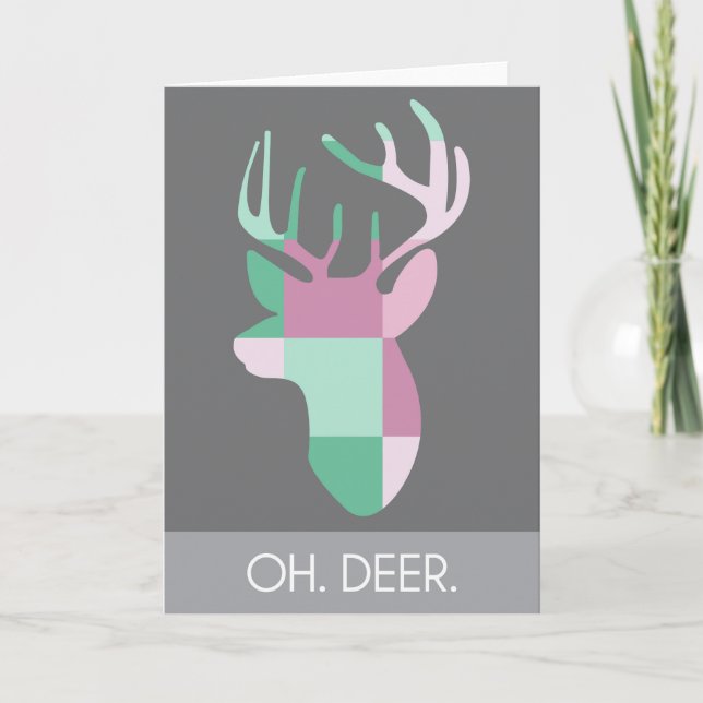 oh. deer. custom notecard (Front)