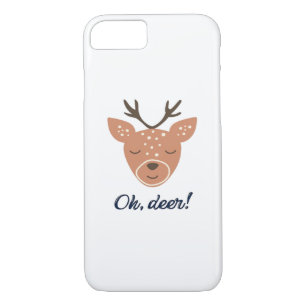 Oh Deer Deer Love Save The Deer Creative Design Case-Mate iPhone Case
