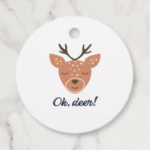 Oh Deer Deer Love Save The Deer Creative Design Favour Tags