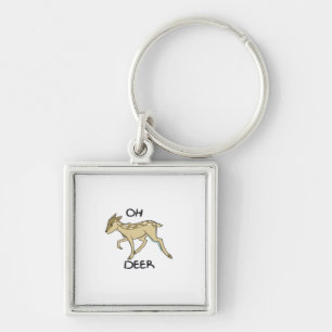 Oh Deer Elegant Timeless Style Keychain