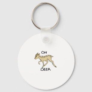 Oh Deer Elegant Timeless Style Keychain