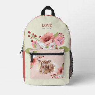 Oh Deer Enchanted Forest Girl Backpack