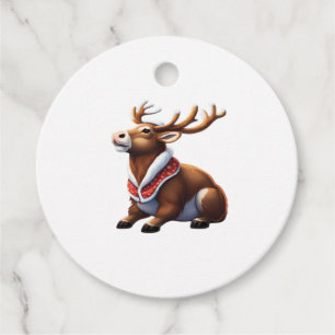 Oh Deer Energetic Modern Design Favour Tags